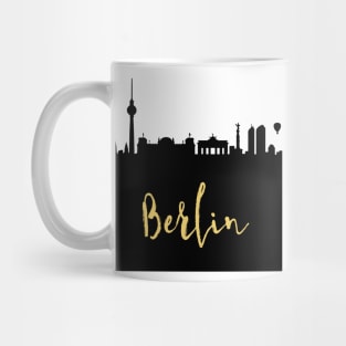 BERLIN GERMANY DESIGNER SILHOUETTE SKYLINE ART Mug